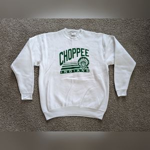 Vintage Oneita Power Sweats Sweatshirt Sz XL RARE Made In USA Choppee Indians